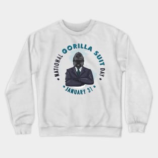 National Gorilla Suit Day Crewneck Sweatshirt